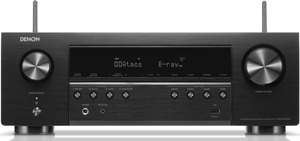 Denon AVR-S760H A/V Receiver 7.2